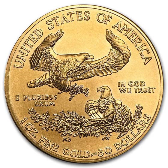 1 oz American Gold Eagle Coin BU (Random Year) | Coins & More